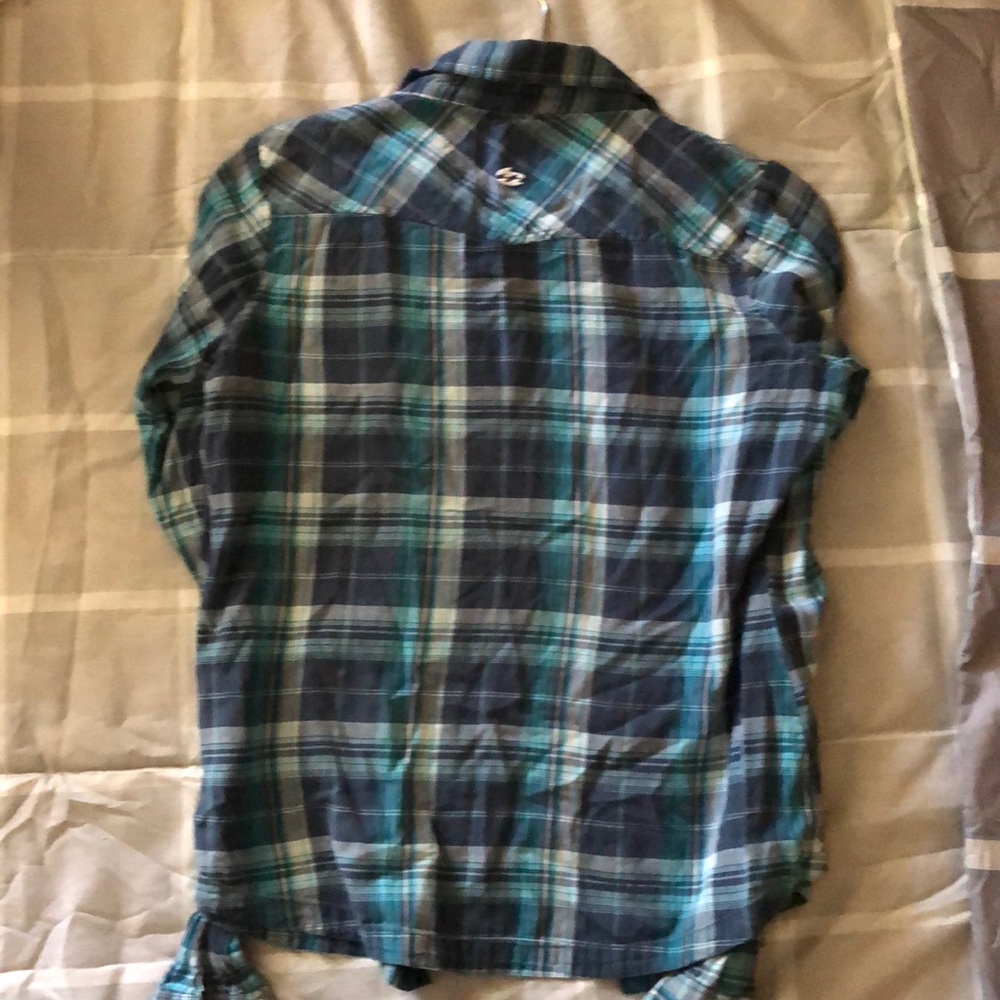 Blue/ Torques Button Up - Picture 2 of 2